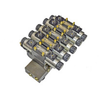 Гидроблок пятисекционный КЗК-12-0602490 GB3-01-KZK12-24V-5K-BY11